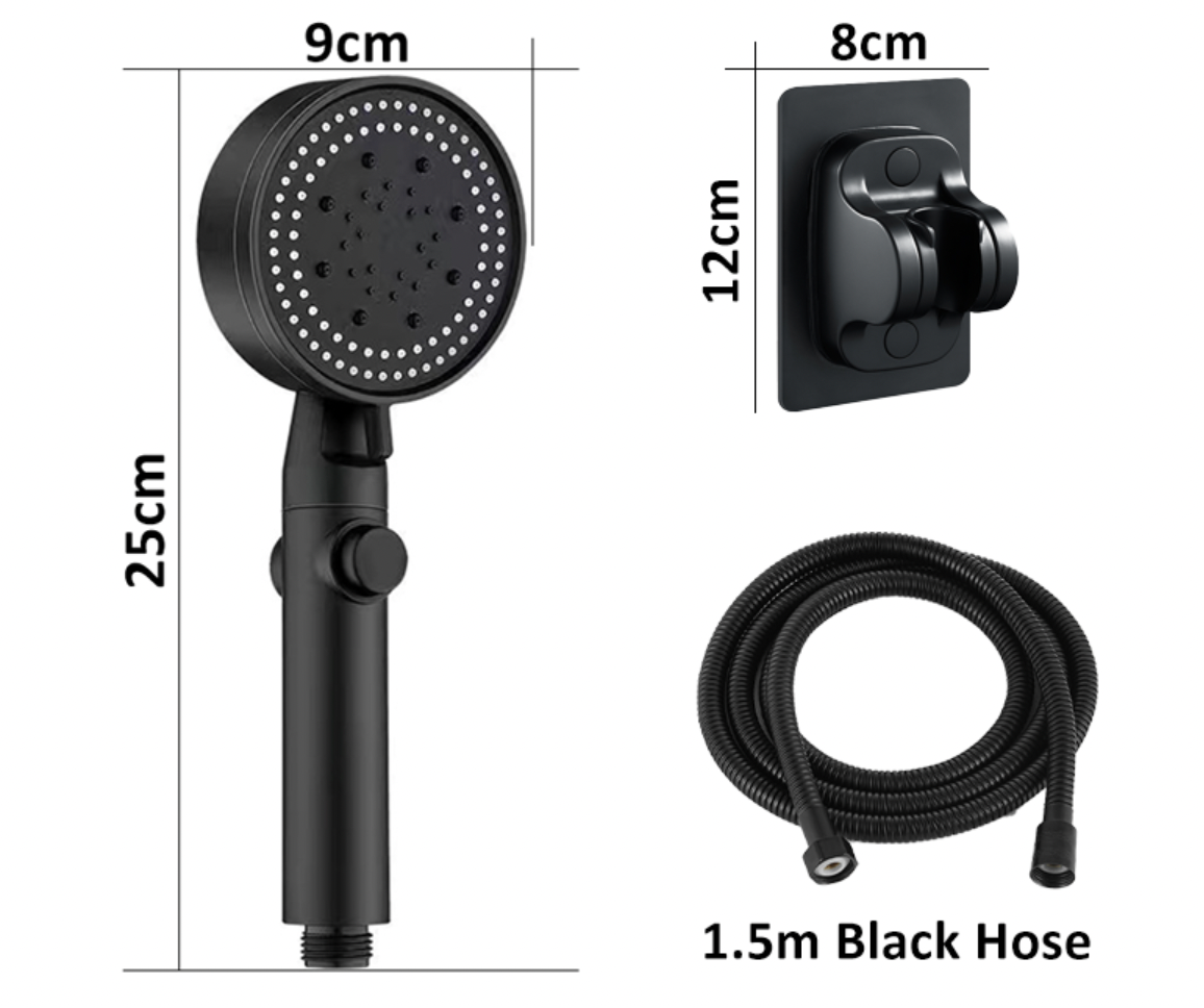 Black shower head | Smooz Living