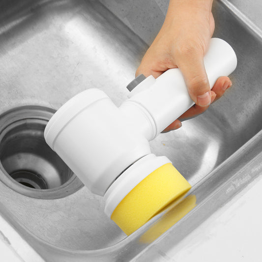 a person is using a toilet in a drain 